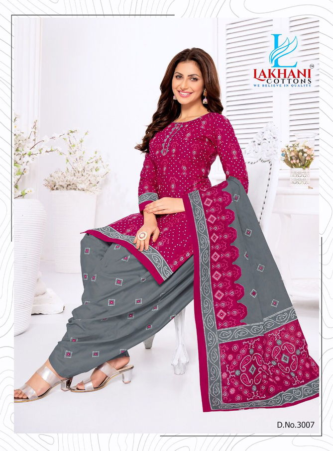 Lakhani Bandhani 3 Regular Wear Wholesale Dress Material Collection